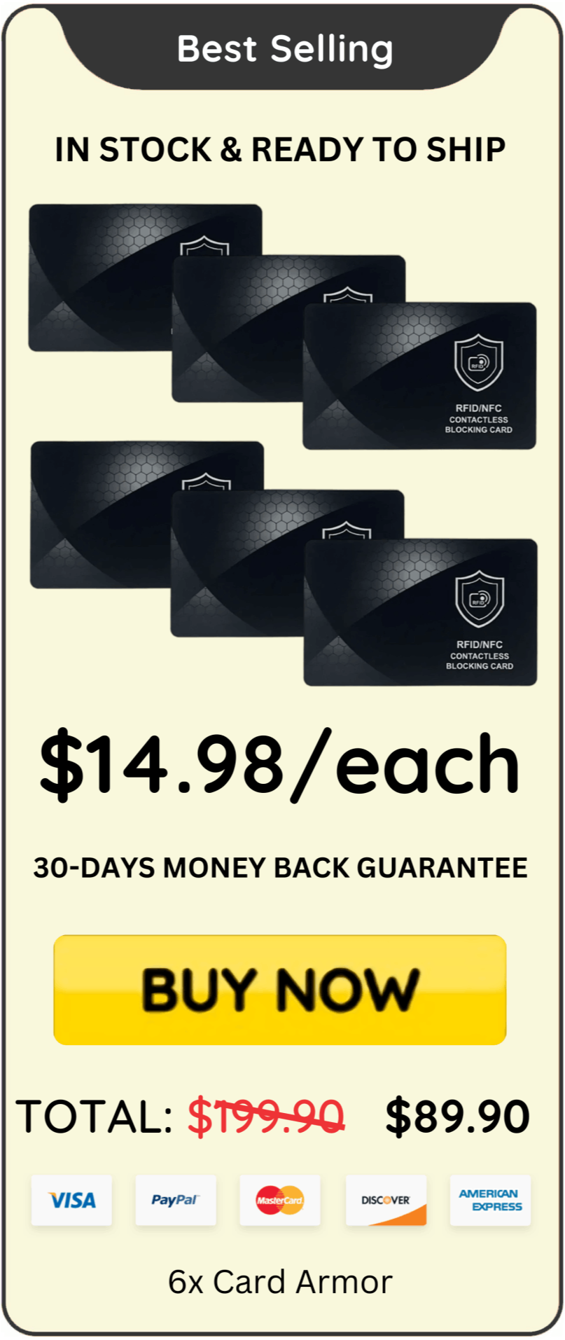 Card Armor best offer price